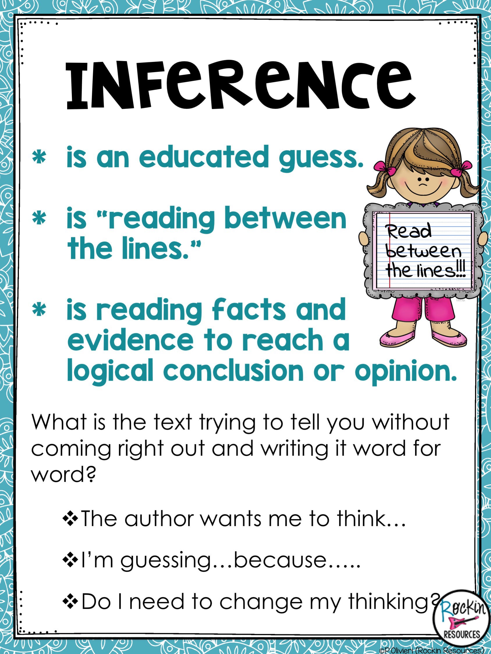 Inference Anchor Chart - Rockin Resources