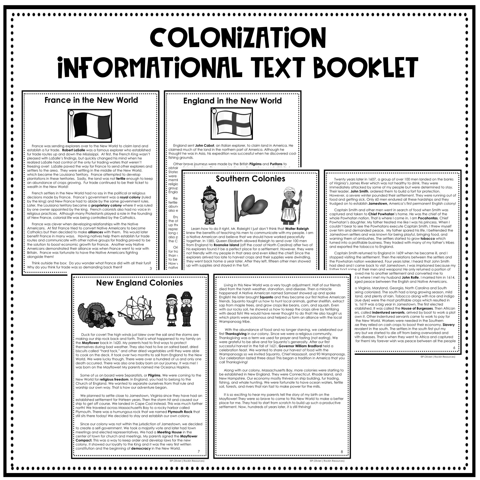 U.S. History Informational Text Booklets Bundle - Rockin Resources