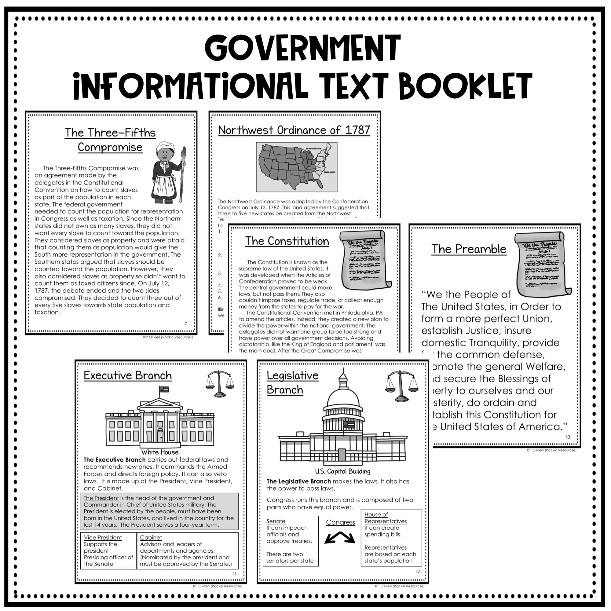 U.S. History Informational Text Booklets Bundle - Rockin Resources