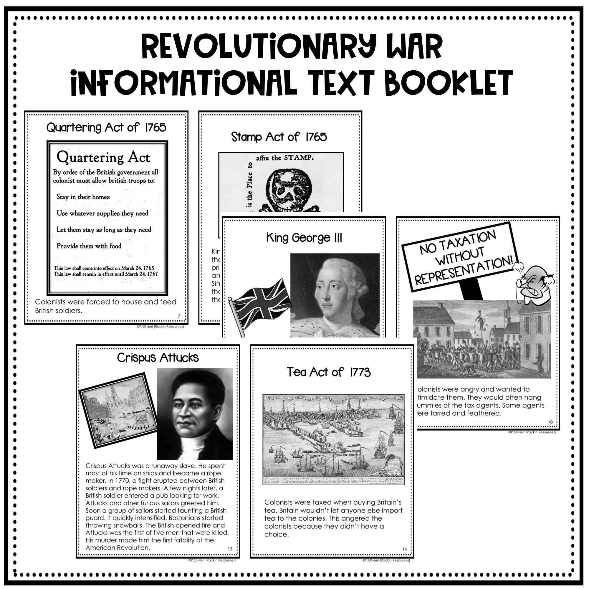 U.S. History Informational Text Booklets Bundle - Rockin Resources