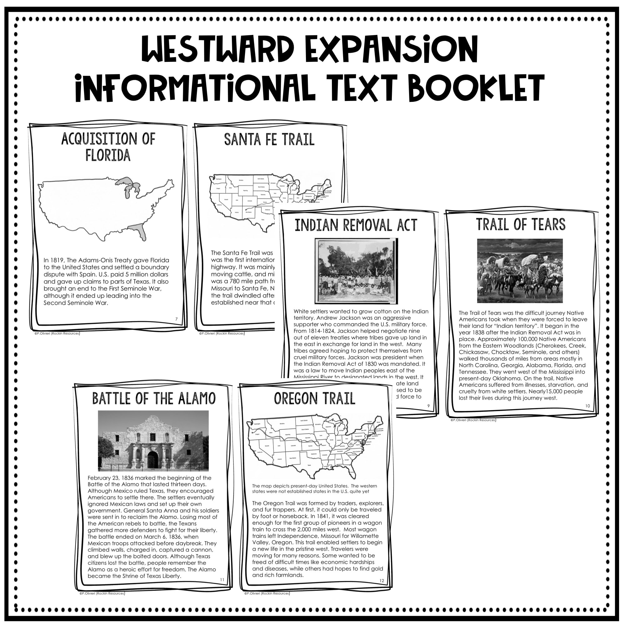 U.S. History Informational Text Booklets Bundle - Rockin Resources