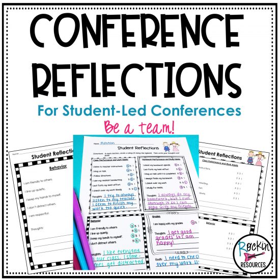 Conference Reflections for Student-Led Conferences