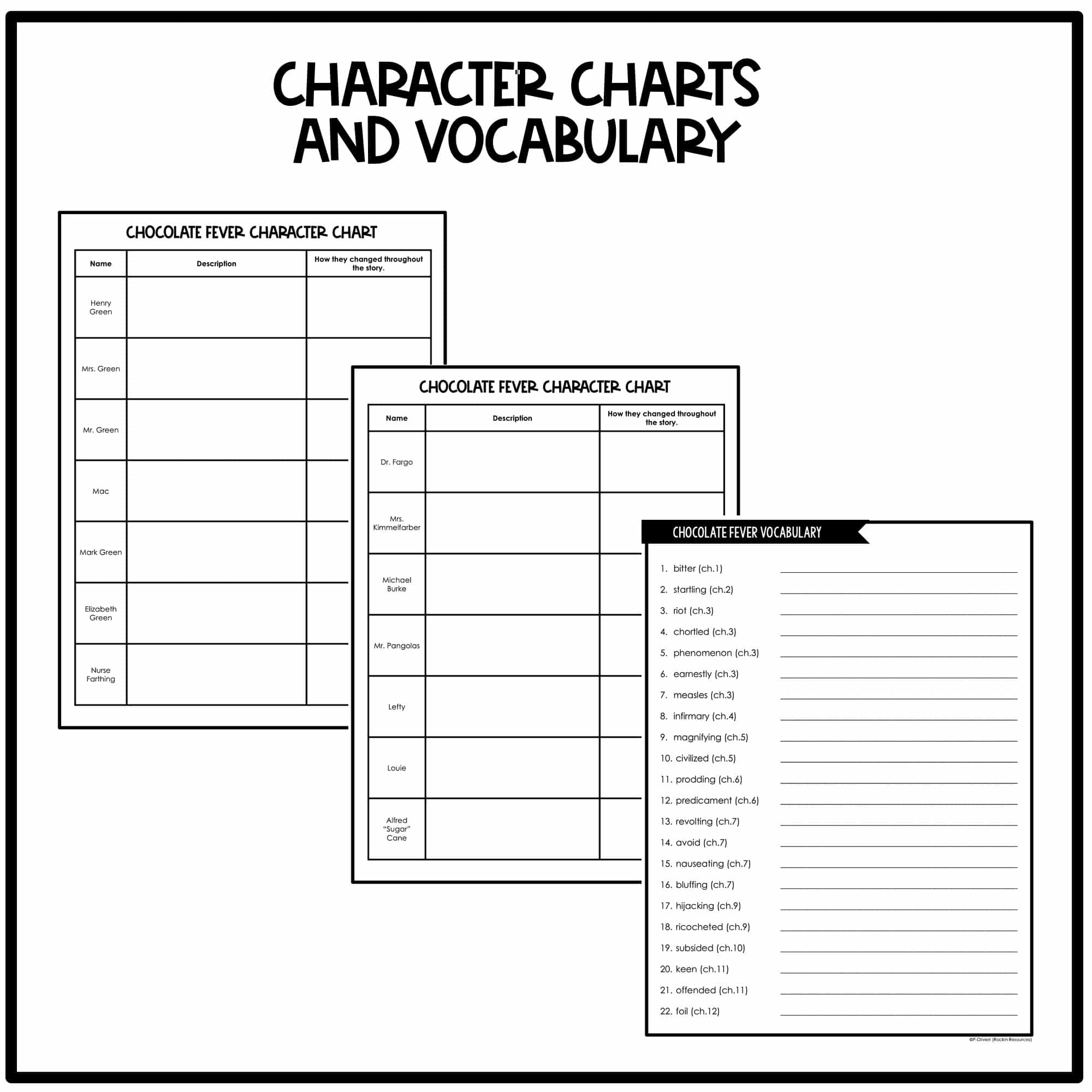 Chocolate Fever Novel Unit - Image 2