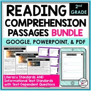 2nd Grade Reading Comprehension Passages Bundle