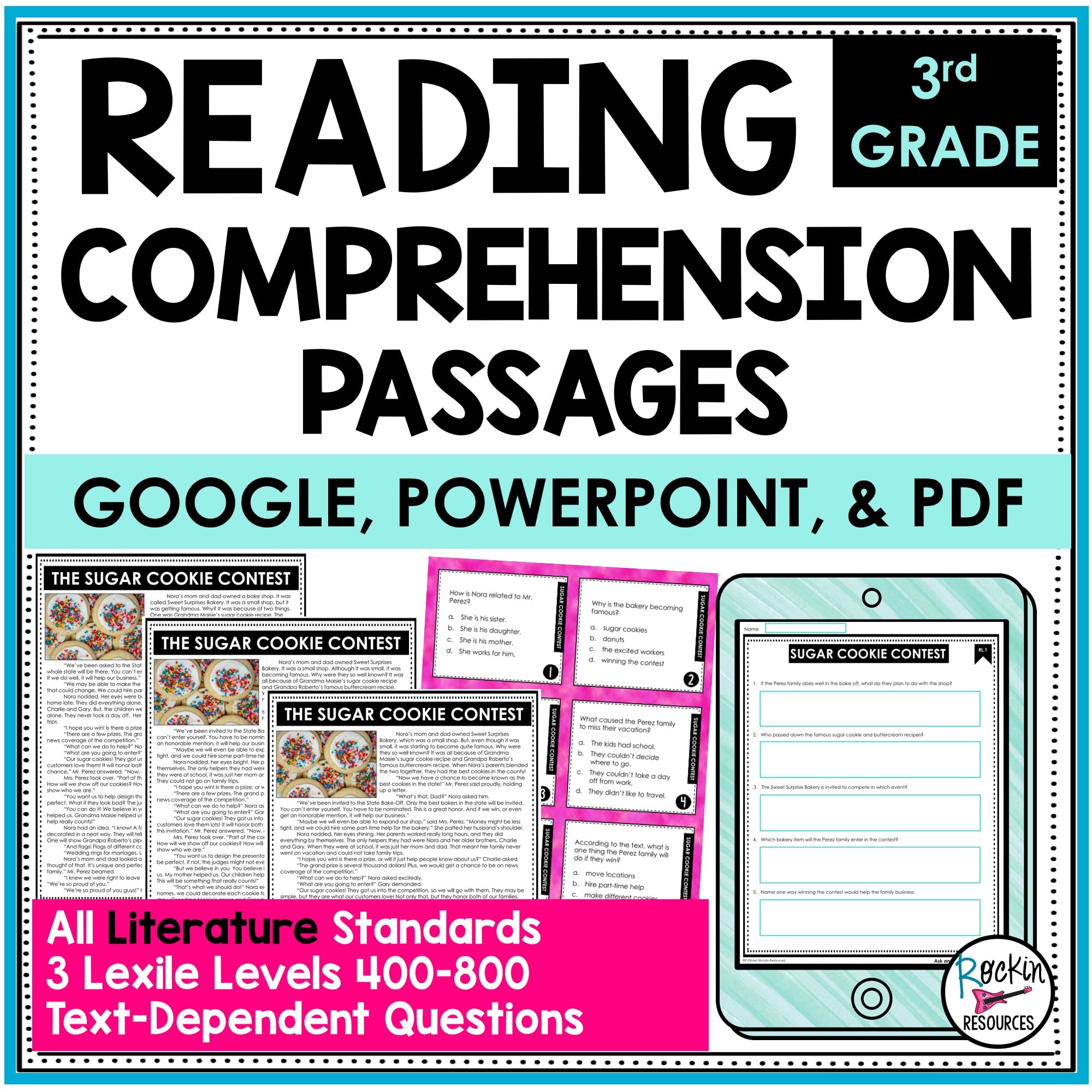 Sequence of Events Reading Passages - print and digital writing prompts   Reading comprehension strategies, Teaching reading comprehension, Reading  passages