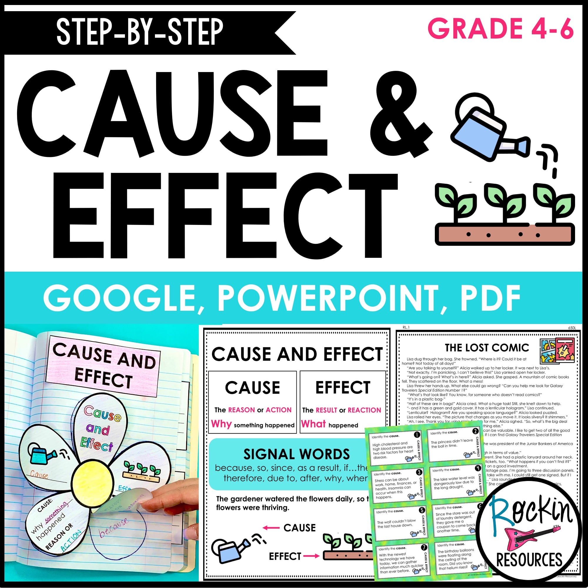 cause and effect informational text