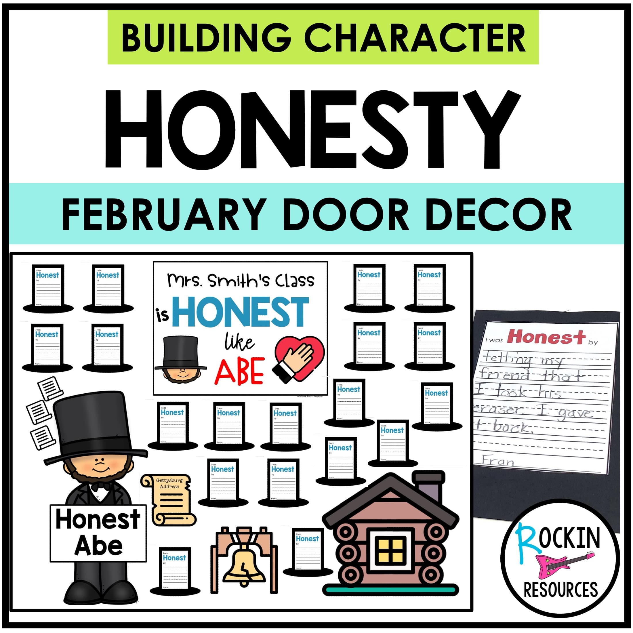BE HONEST February Door Decor