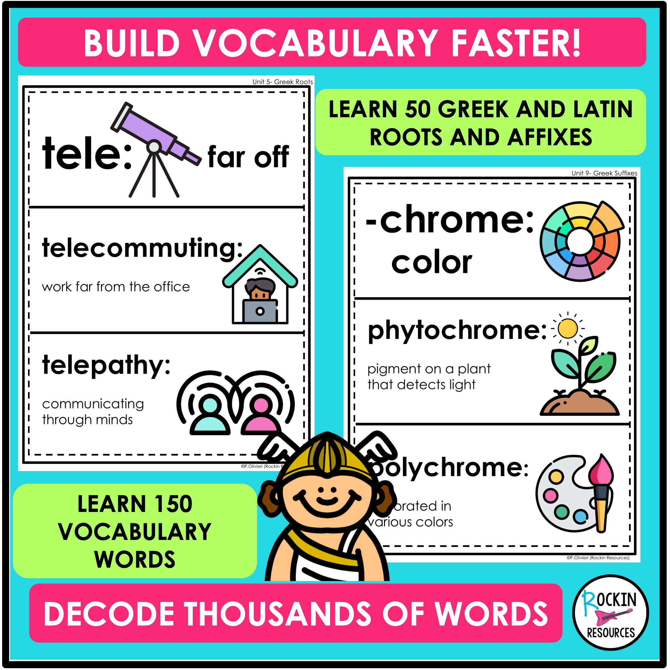 Greek and Latin Roots- Study Units for Prefixes and Suffixes - Image 2