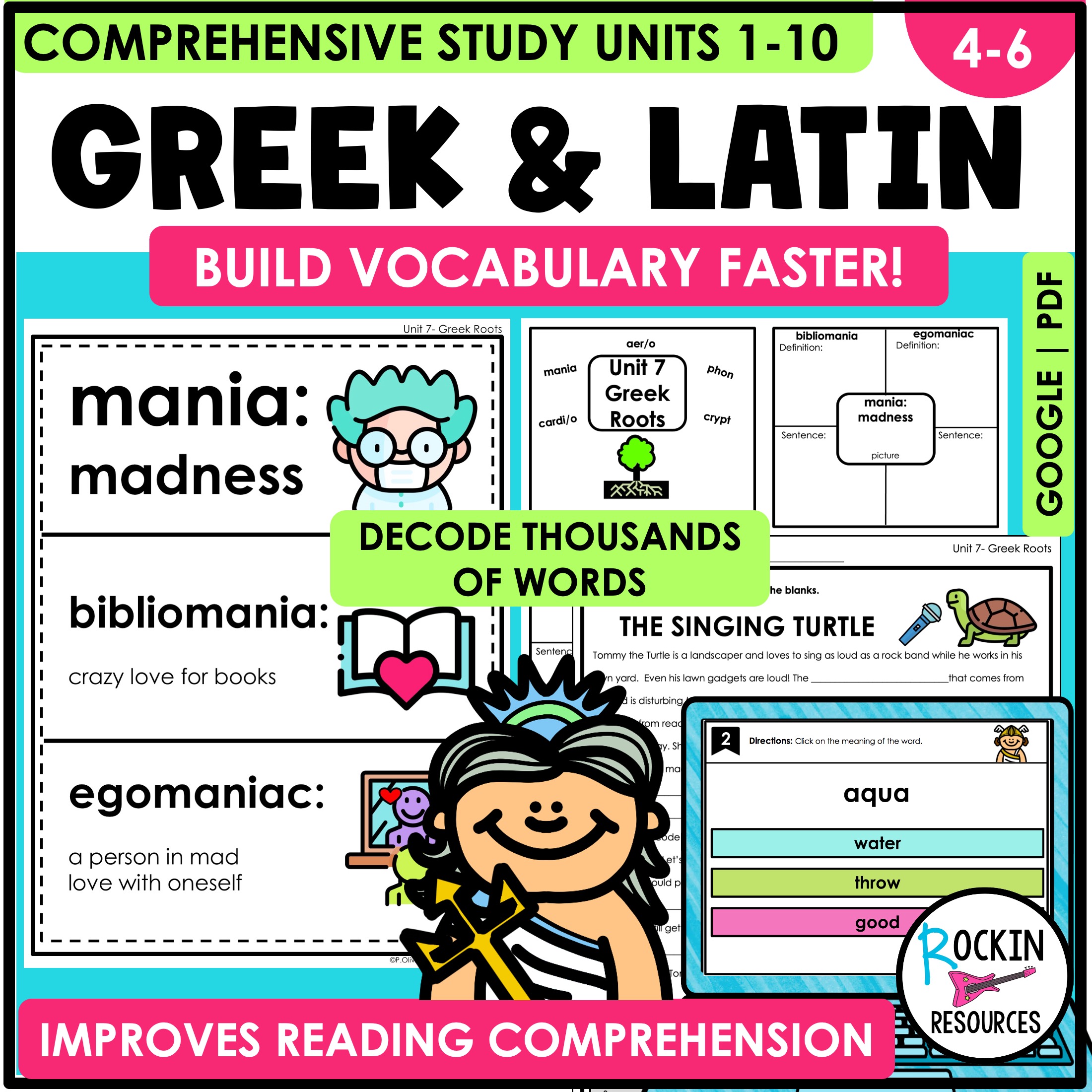 Greek and Latin Roots- Study Units for Prefixes and Suffixes