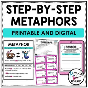METAPHORS | FIGURATIVE LANGUAGE | PRINTABLE AND DIGITAL