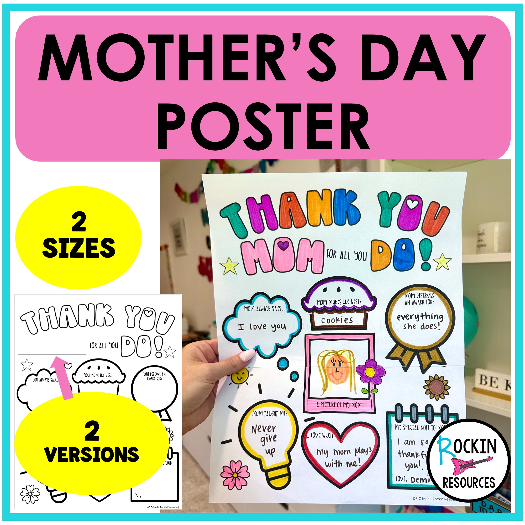 MOTHER'S DAY POSTER (2 SIZES)