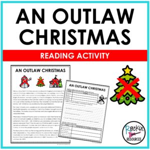 Christmas Reading Comprehension Activities | Outlaw Christmas Passage Questions