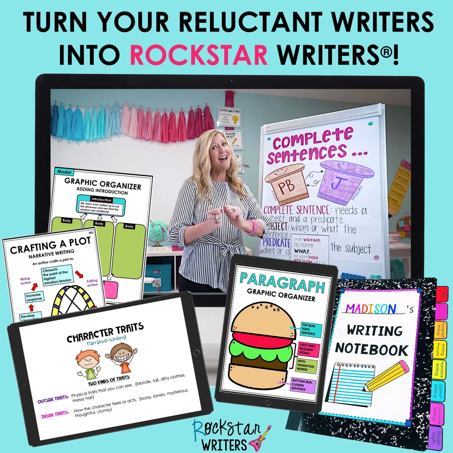 TPT STEP-BY-STEP WRITING® VIDEOS FOR PARAGRAPH AND ESSAY WRITING ...