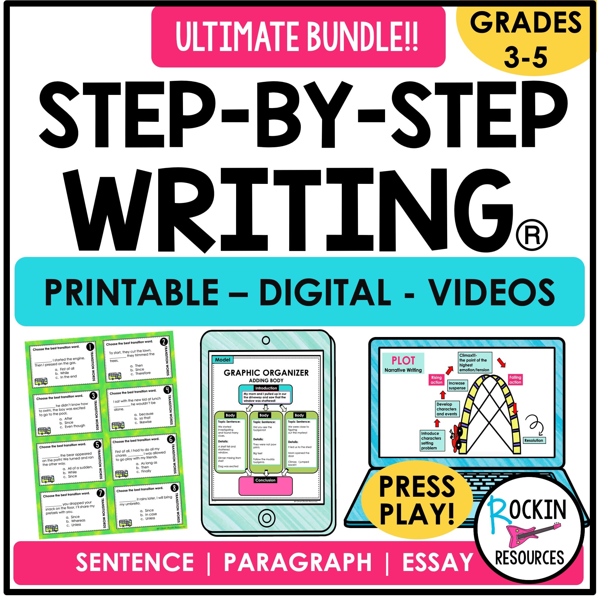 INTERACTIVE STEP-BY-STEP® WRITING PROGRAM ULTIMATE BUNDLE