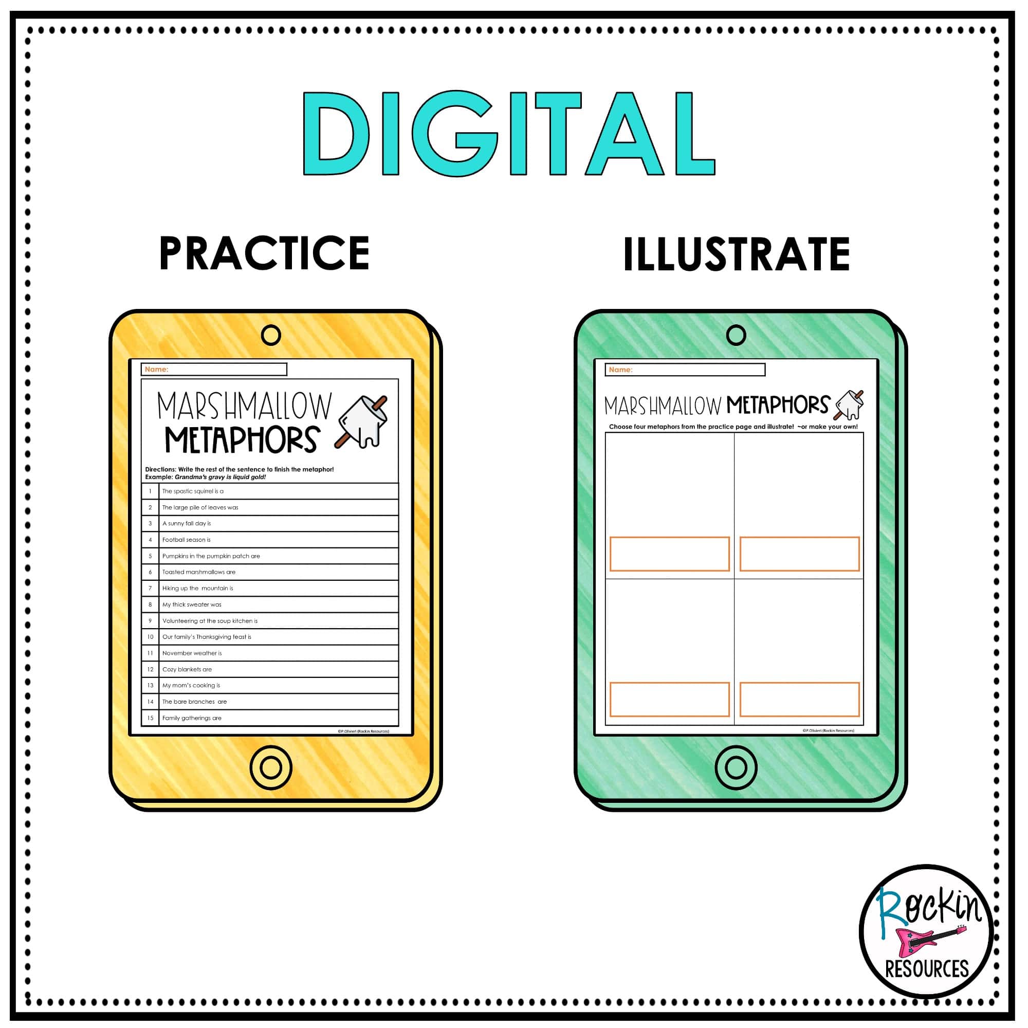 November Figurative Language - Fall - Autumn - Image 2