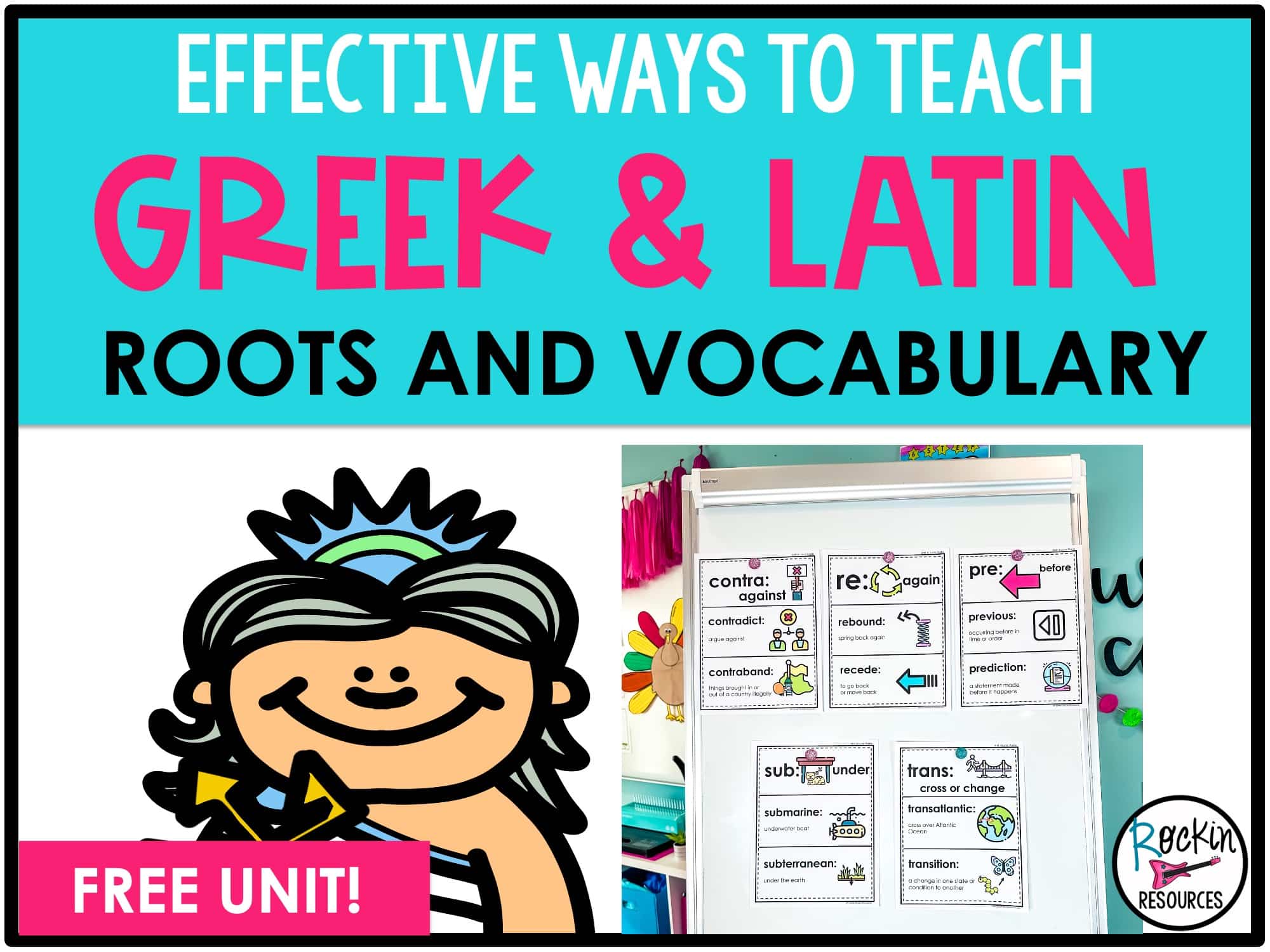 Effective Ways To Teach Greek And Latin Roots AND Vocabulary - Rockin ...