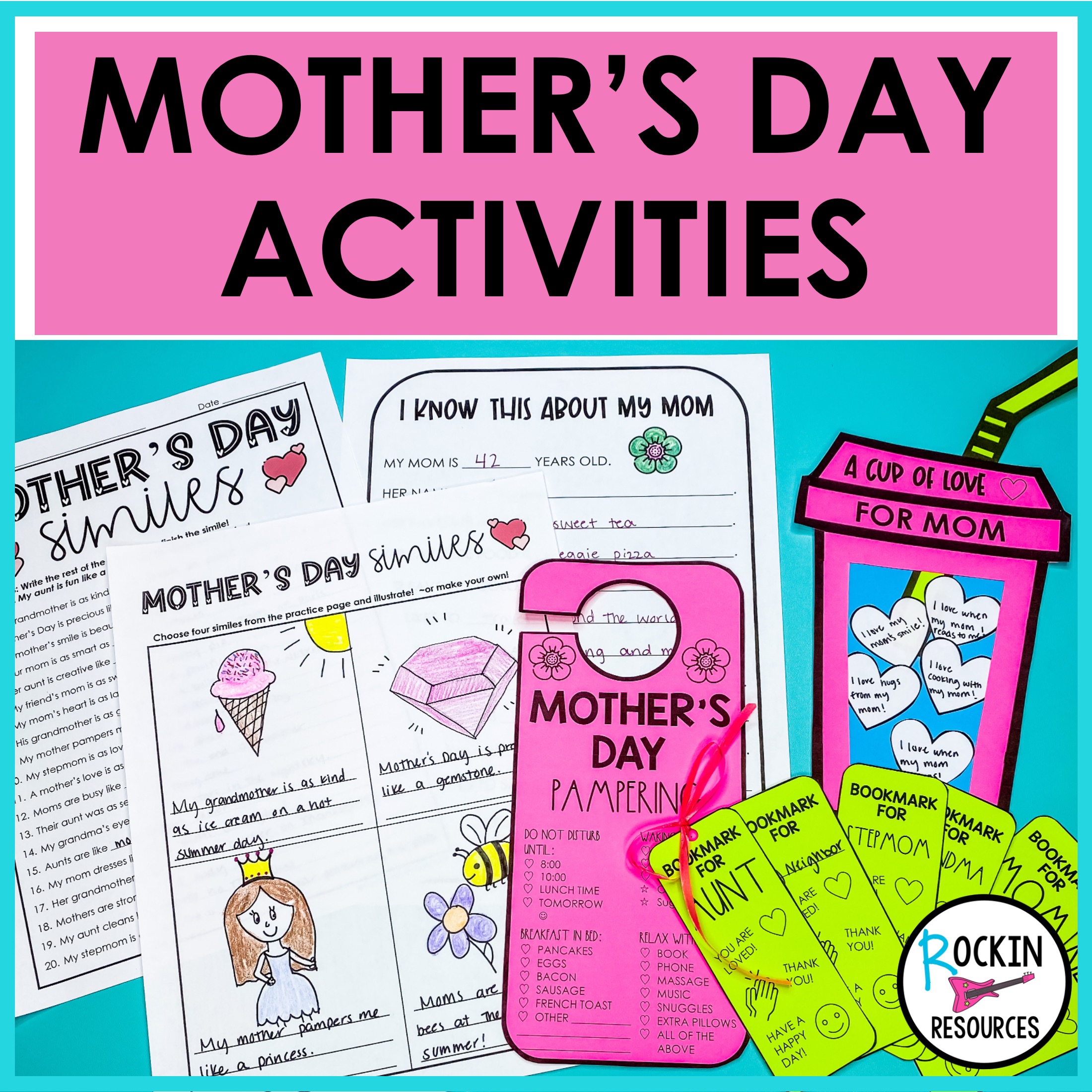 Mother's Day Craft | Mother's Day Activities | Door Knob Holder | Bookmarks