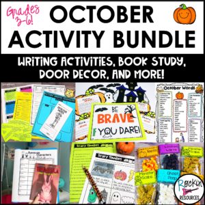 October Activities Bundle for Language Arts