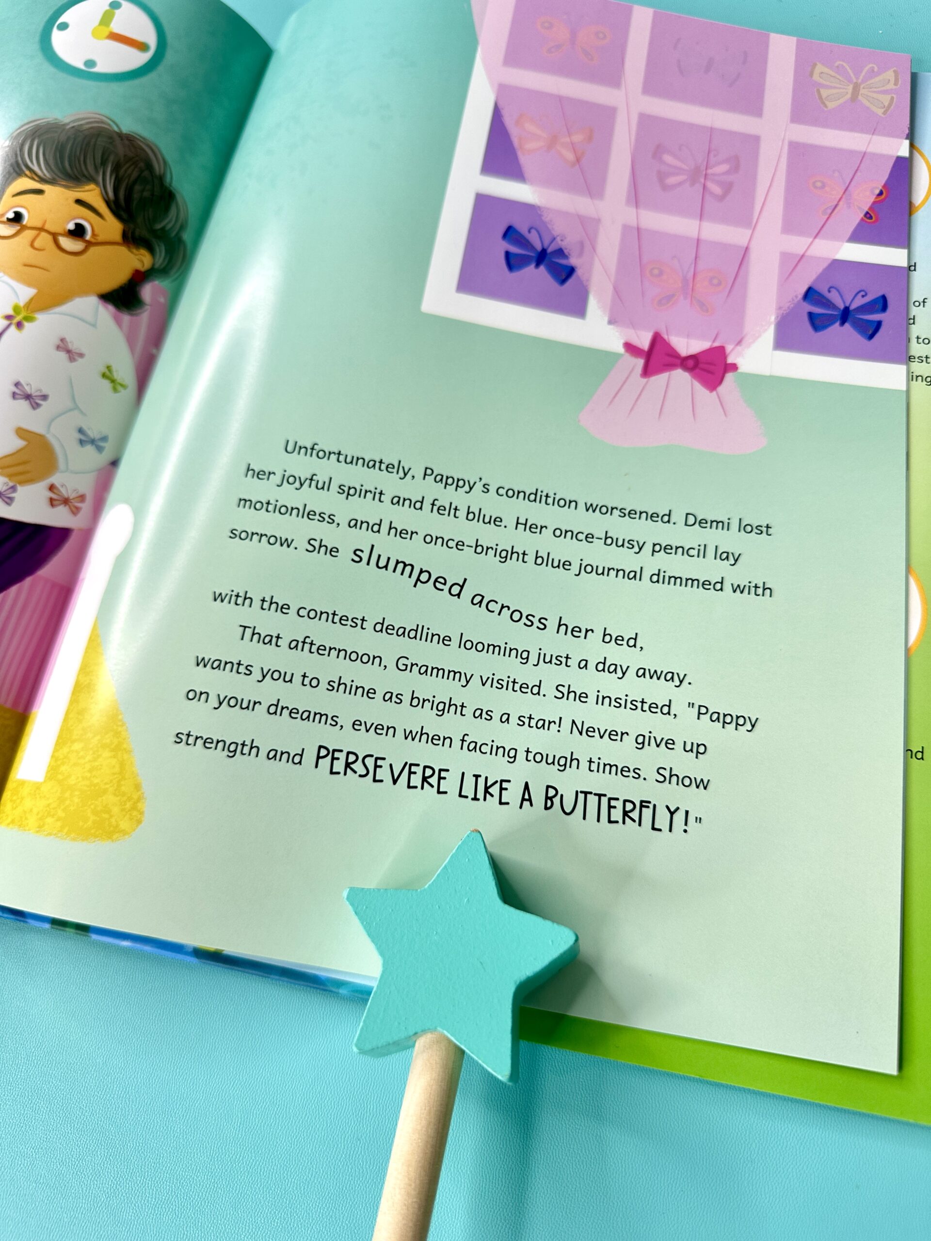 persevere like a butterfly simile